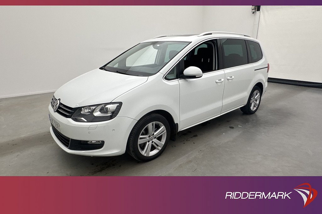 Volkswagen Sharan 7-Sits Pano D-Värm Pano El-Dörrar Kamera