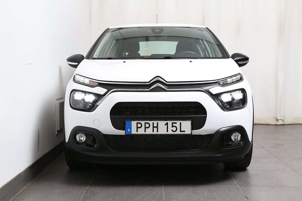 Citroën C3 1,2 PureTech 83hk CarPlay P-Sensorer 2021