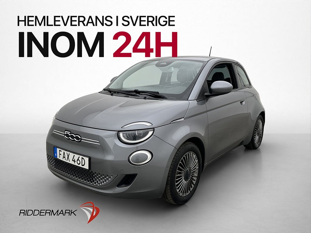 Fiat 500 e 42kWh ICON CarPlay Navi Kamera Sensorer Lane Ass