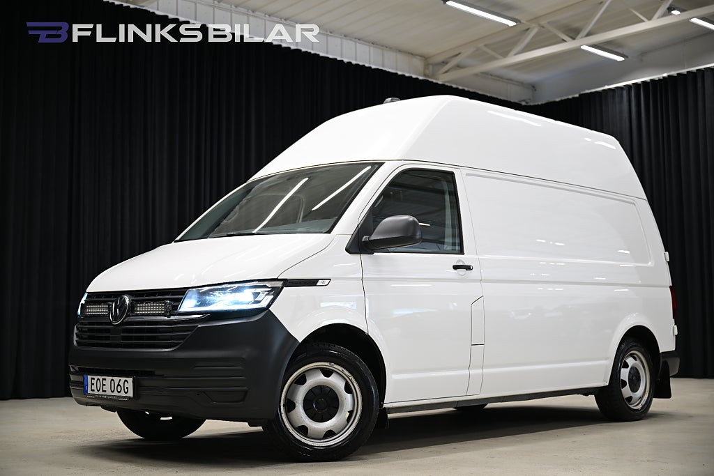 Volkswagen Transporter 4Motion DSG 150HK L2|Högtak|Servicebil|V-Inredd|Leasbar
