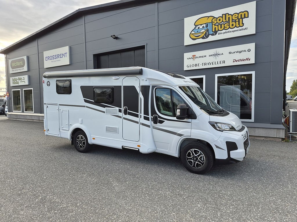 Sunlight Van V66 Adventure adaptiv farthållare, automat, skylight, långbä