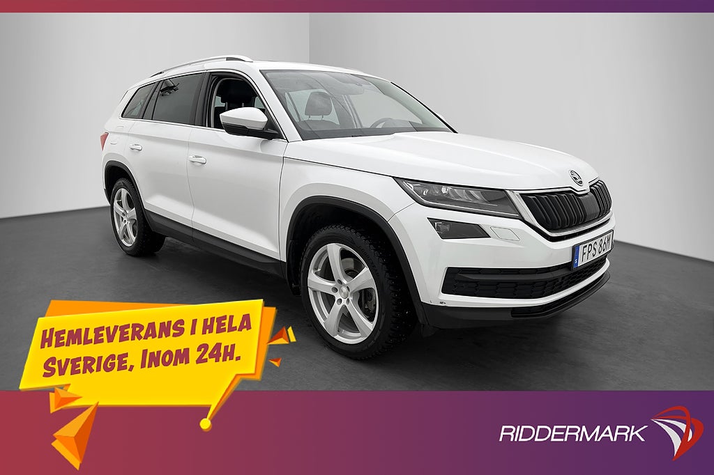 Skoda Kodiaq 2.0 190hk 4x4  Business 7Sits Pano Värmare Drag