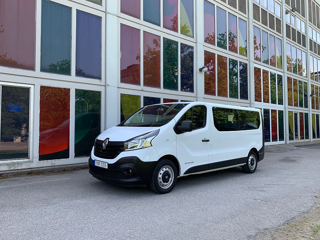 Renault Trafic Kombi 2.7t 1.6 dCi 9 sits GPS Räntefritt Euro 6
