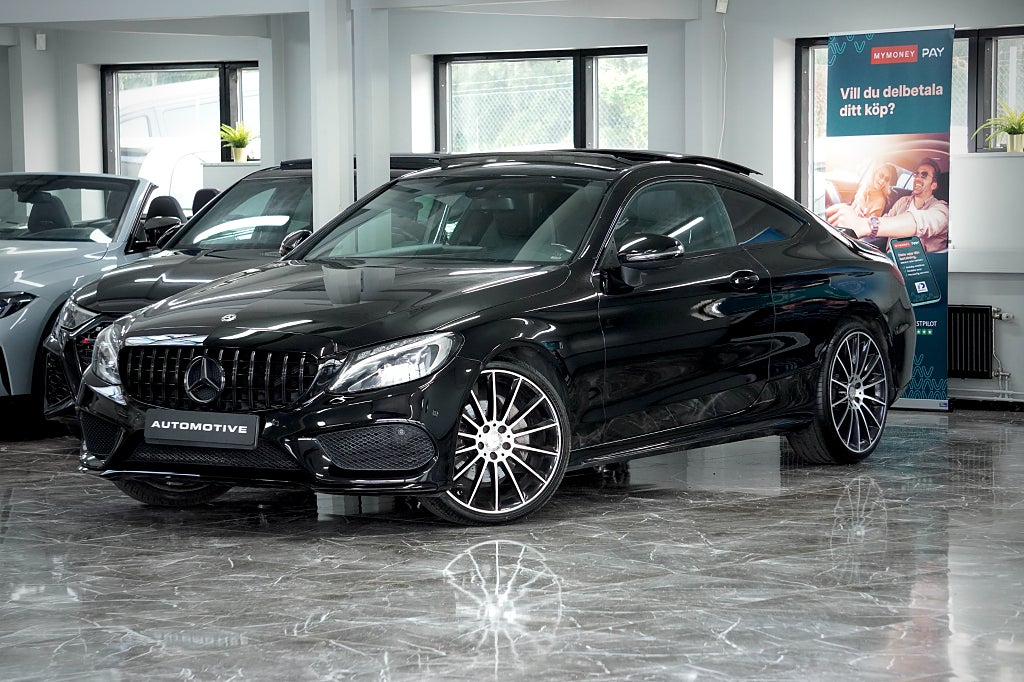 Mercedes-Benz C 220 d Coupé AMG Line Pano Navi Burmester