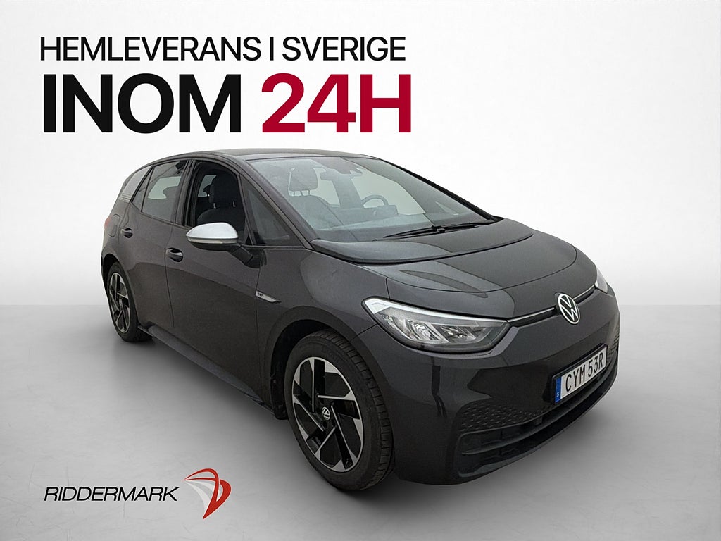 Volkswagen ID.3 204hk 1st Edition Sensorer Rattvärm CarPlay