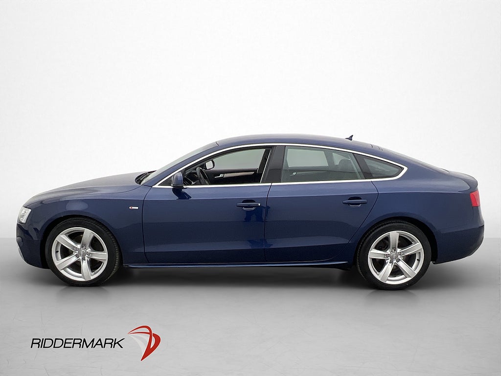 Audi A5 Sportback 2.0 TDI Q 190hk S-Line D-Värmare Dragkrok