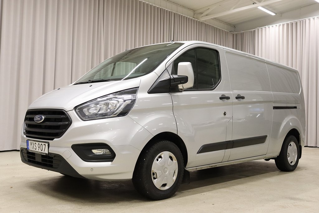 Ford Transit Custom 130HK L2 Servicebil X2-Sidodörr Leasebar