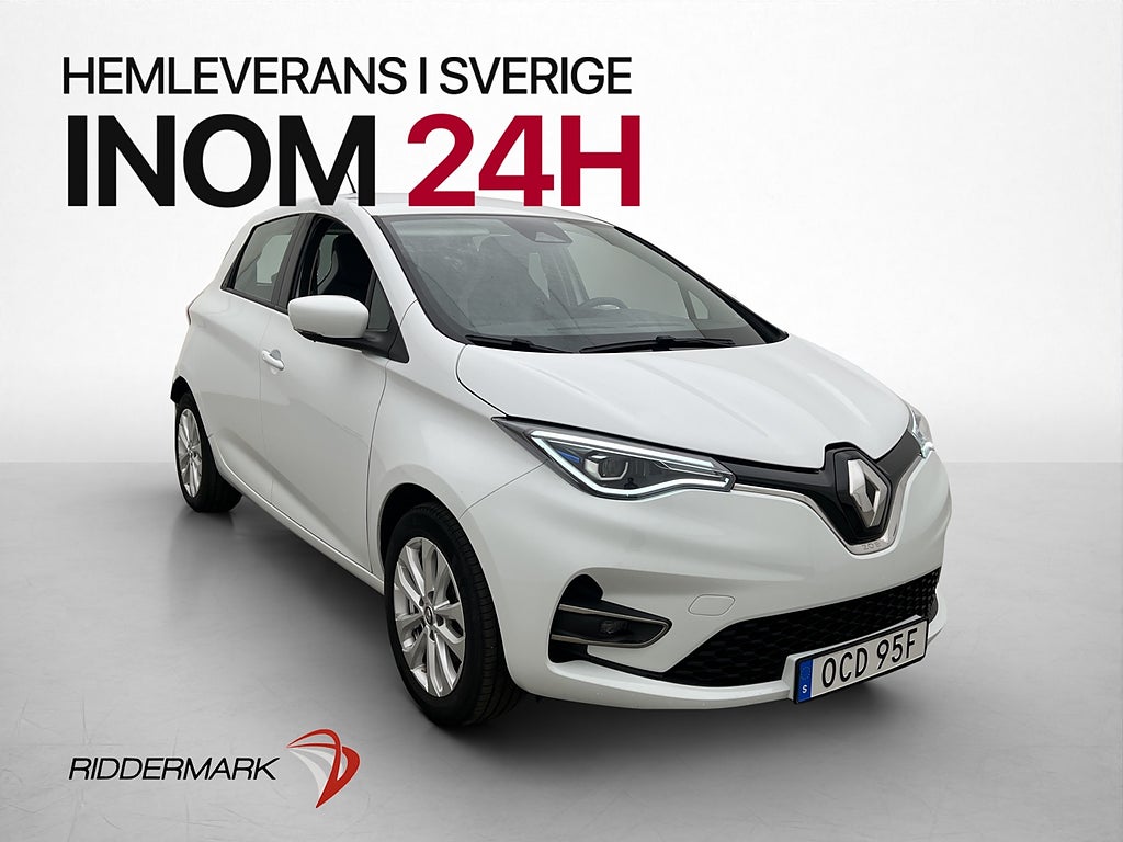 Renault Zoe R110  52 kWh 109hk Batteriköp Navi Sensorer