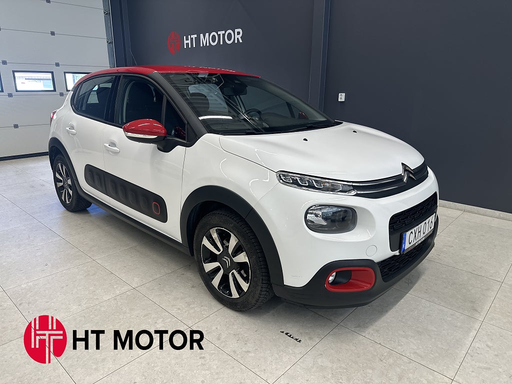Citroën C3 1.2 PureTech 110 EAT Euro 6/P-sensorer/Carplay/Android
