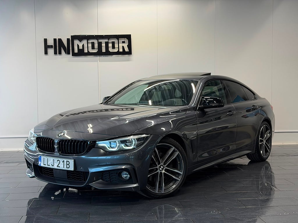 BMW 430I xDrive Gran Coupé M Sport |TakL|H/K|HuD|BKam|SvSåld|2Äg