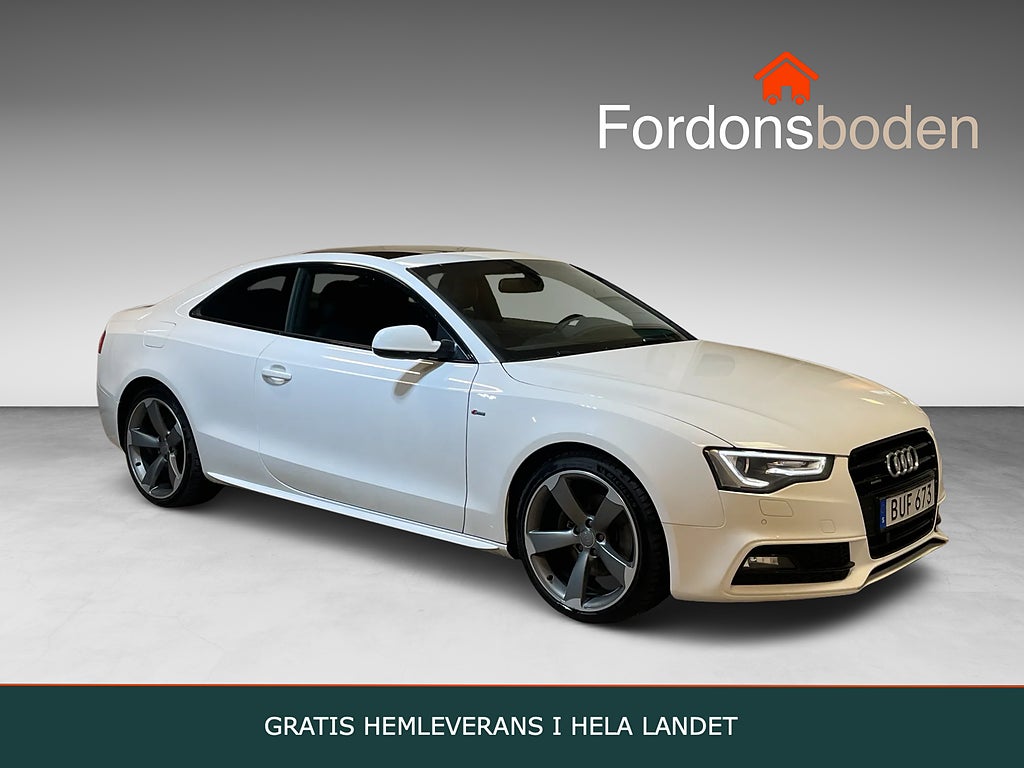 Audi A5 Coupé 2.0 TFSI Quattro S-Line B/O Panorama 230hk