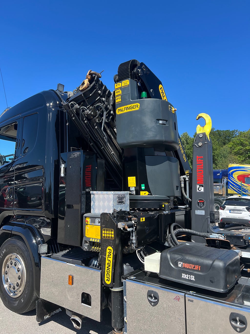 Scania R490 8x4*4 Tridem Kranväxlare, Palfinger 27002 Kran