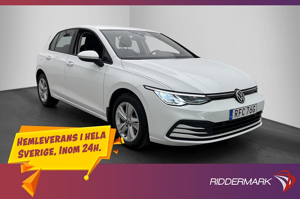 Volkswagen Golf 1.0 TSI 110hk Cockpit P-Sensorer CarPlay