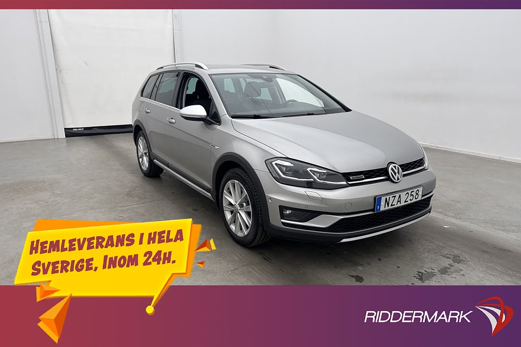 Volkswagen Golf Alltrack TDI 4M Pluspkt Värmare Drag Cockpit