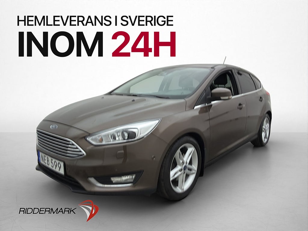Ford Focus 125hk Titanium Navi P-Sensorer Skinn Rattvärme