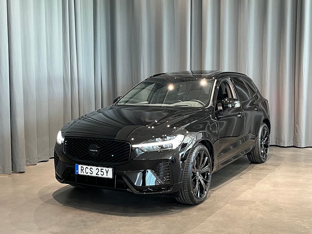 Volvo XC60 T6 Plus Black Nordic Edition Lagerbil Luftfjäd...