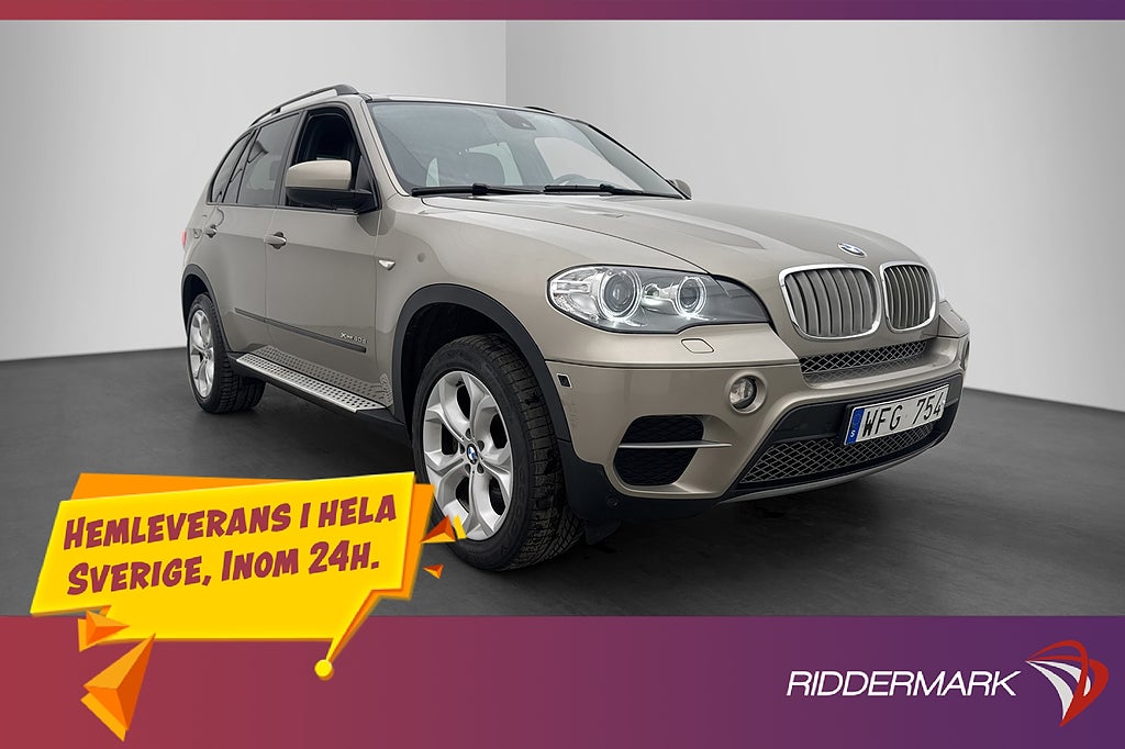 BMW X5 xDrive40d 306hk Sport line Kamera Head Up Skinn Navi