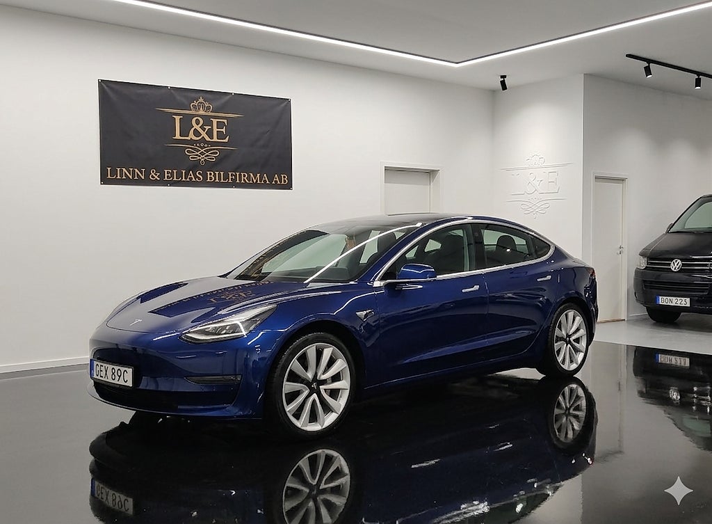 Tesla Model 3 Long Range AWD DUAL MOTOR DRAG/NYTT BATTERI/4ÅRSGARANTI
