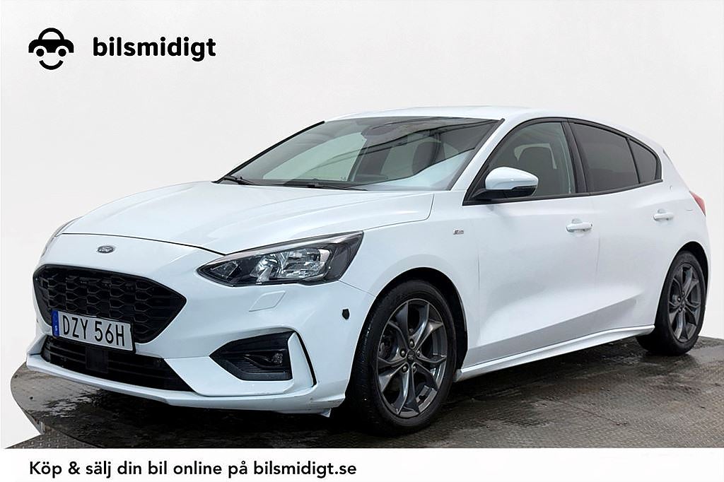 Ford Focus EcoBoost ST-Line Navi Kamera Rattvärme Motorvärmare MOMS