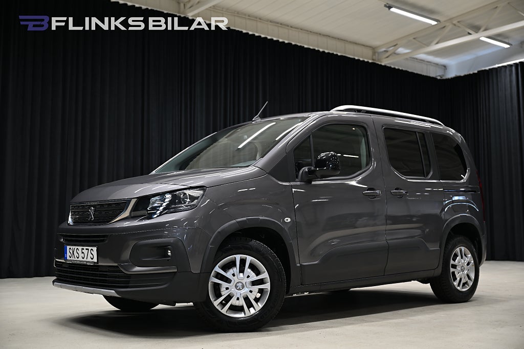 Peugeot Rifter 1.5 BlueHDi 130HK Automat|5-Sits|Drag|Värmare|Lågmil