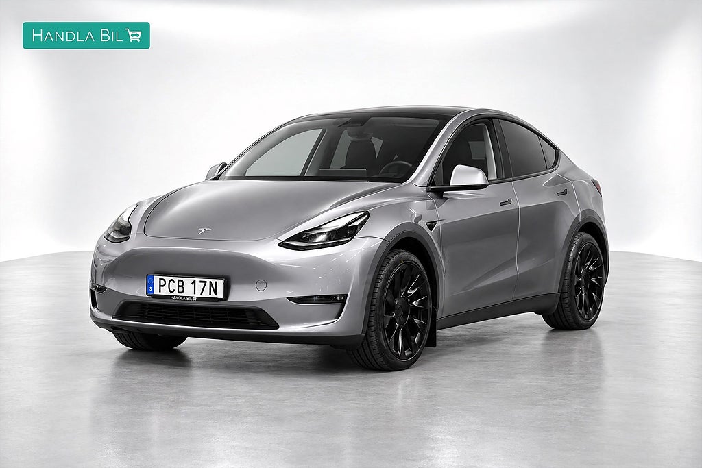 Tesla Model Y Long Range AWD Autopilot Drag Skinn Pano Moms