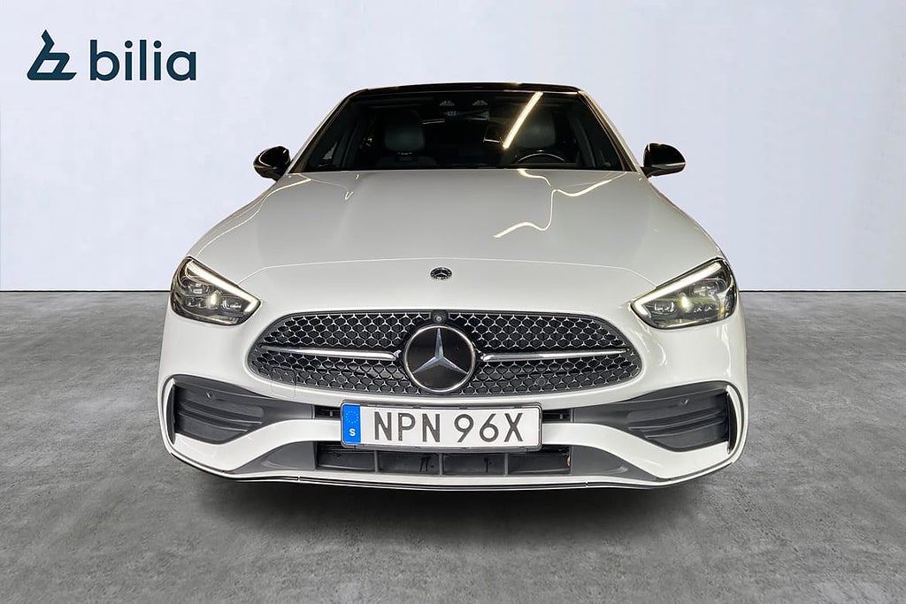 Mercedes-Benz C 220d AMG-Line, Drag, V-Hjul alu dubb,
