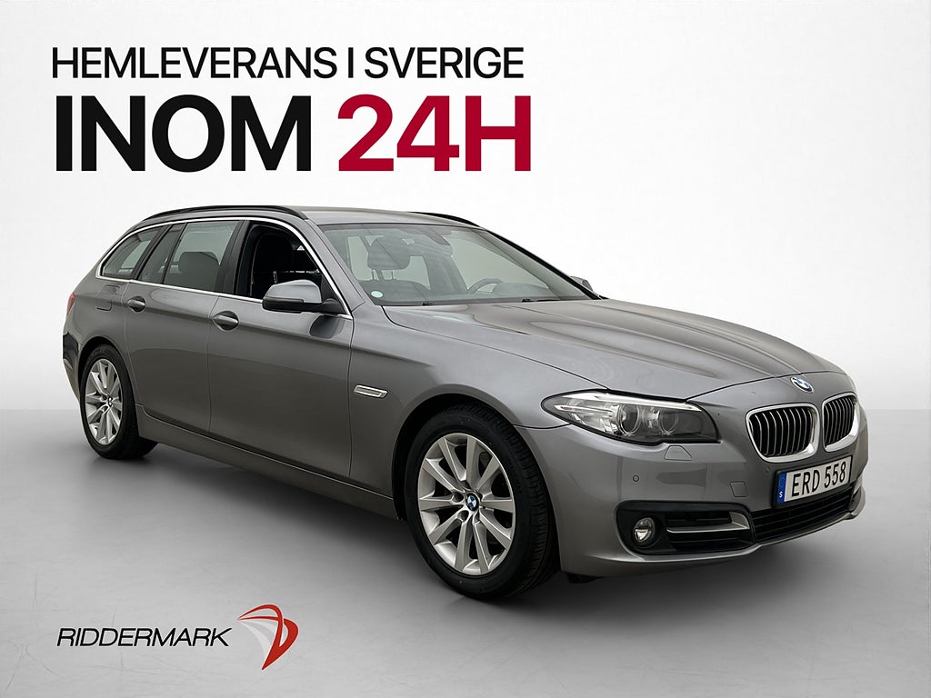 BMW 520d xDrive Touring 190hk Drag Skinn  P-sensor Bluetooth