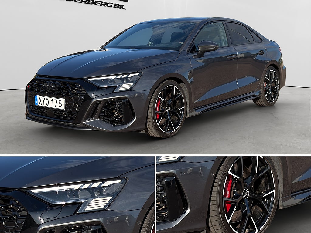 Audi RS3 Sedan 400hk B&O, HuD, Valcona, RS sportavgas *SE UTR*