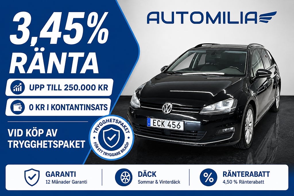 Volkswagen Golf Sportscombi 1.4 TSI BMT GT Euro 5, SUPERLÅG RÄNTA 3,45%