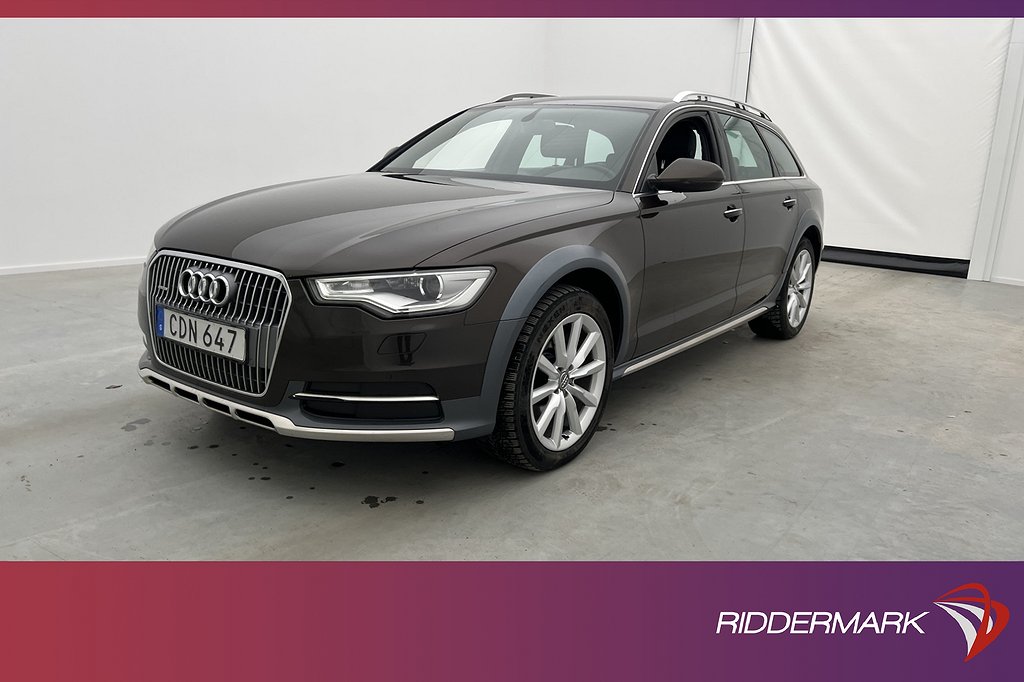 Audi A6 Allroad 3.0 TDI V6 204hk Quattro Dragkrok 0.62l/mil