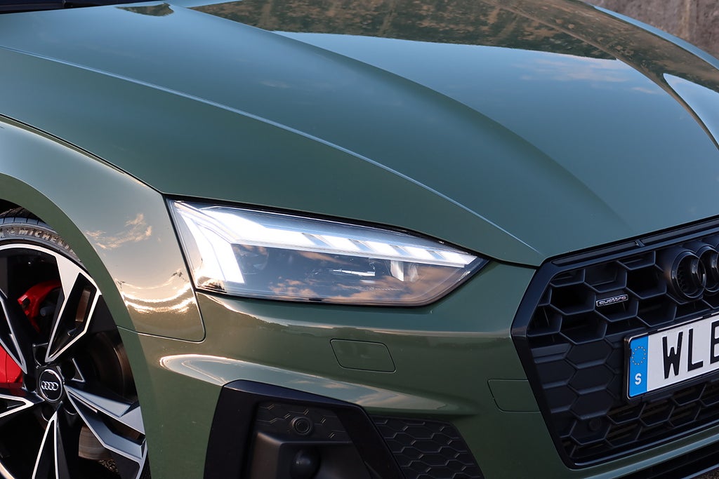 Audi A5 45 TFSI Quattro S-Line Edition One B&O Värmare Matrix