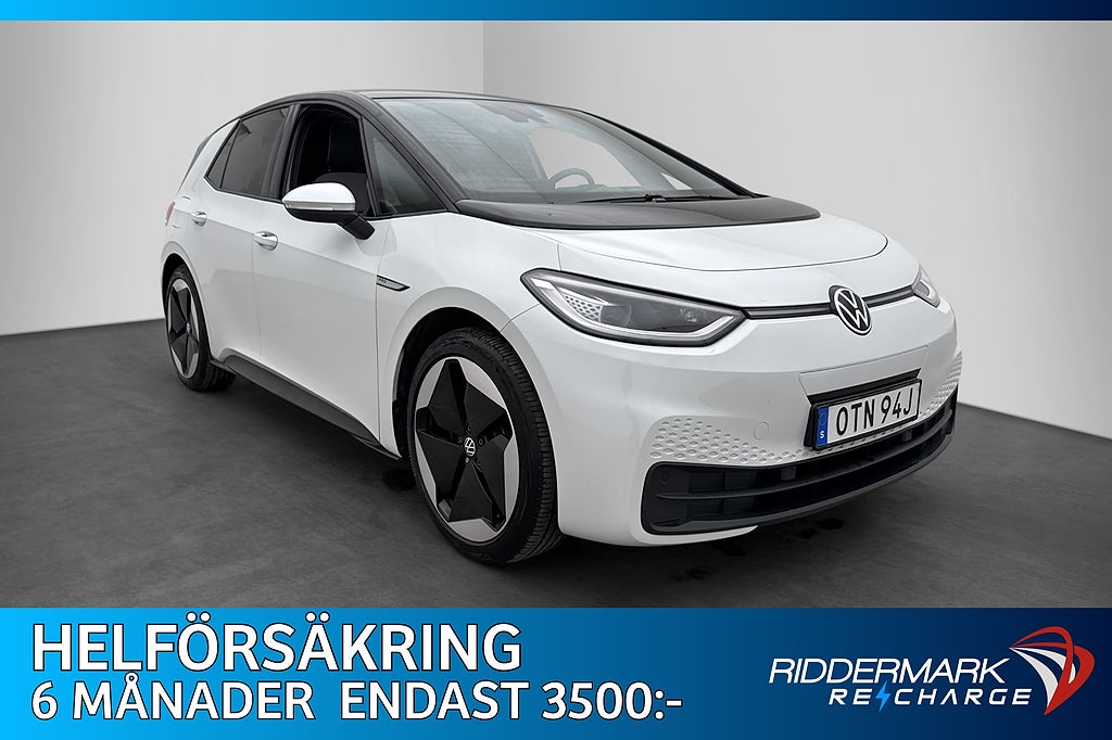 Volkswagen ID.3 Pro Performance  MAX Pano HUD Kamera Värmare
