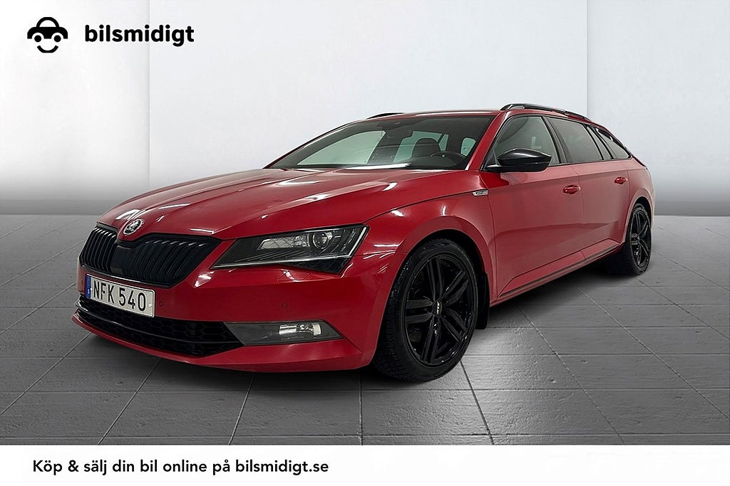 Skoda Superb 4x4 Business Sport Drag Läder/Alcantara AppConnect CANTON 280hk