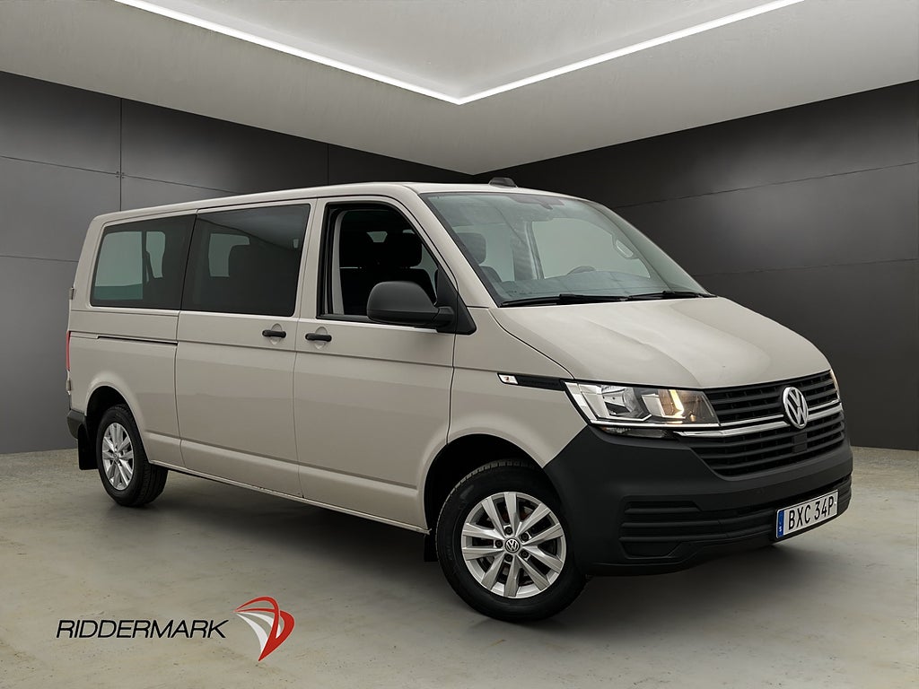 Volkswagen Transporter Kombi Lång Värmare Drag Kamera 9-Sits