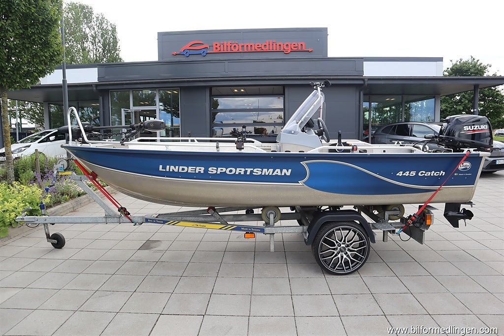Övrigt Linder Sportsman Catch 445 Suzuki 30 hk Minn Kota Terrova One Bo