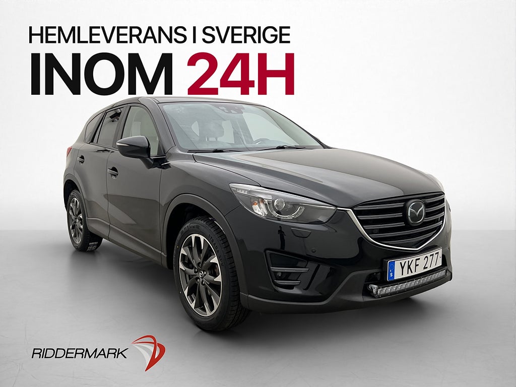 Mazda CX-5 2.2 AWD Optimum BOSE M/K-Värm Navi Kamera Läder