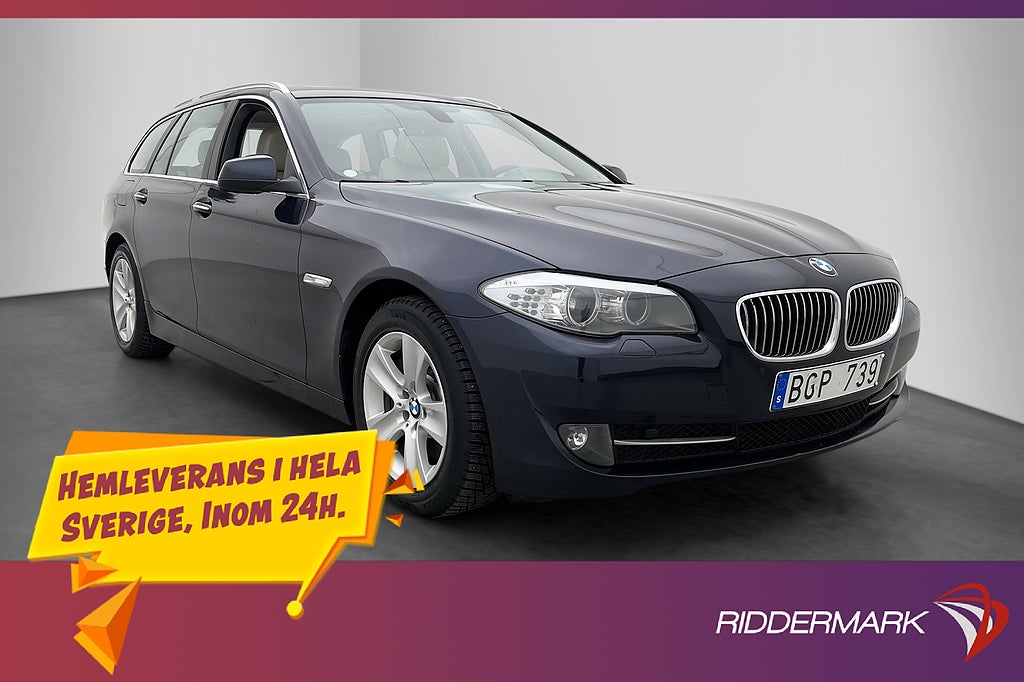 BMW 525 d xDrive Touring Värmare Skinn Pano Kamera Drag