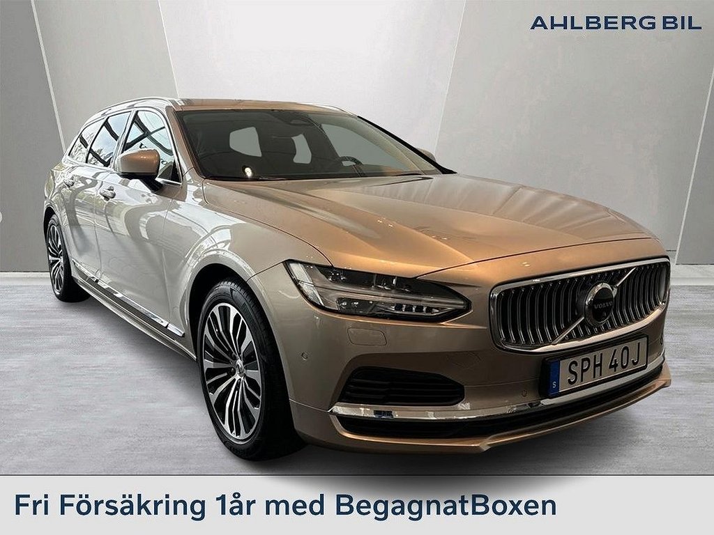 Volvo V90 Recharge T6 Core Edition, Dragkrok, Google Maps, 360 kamera,