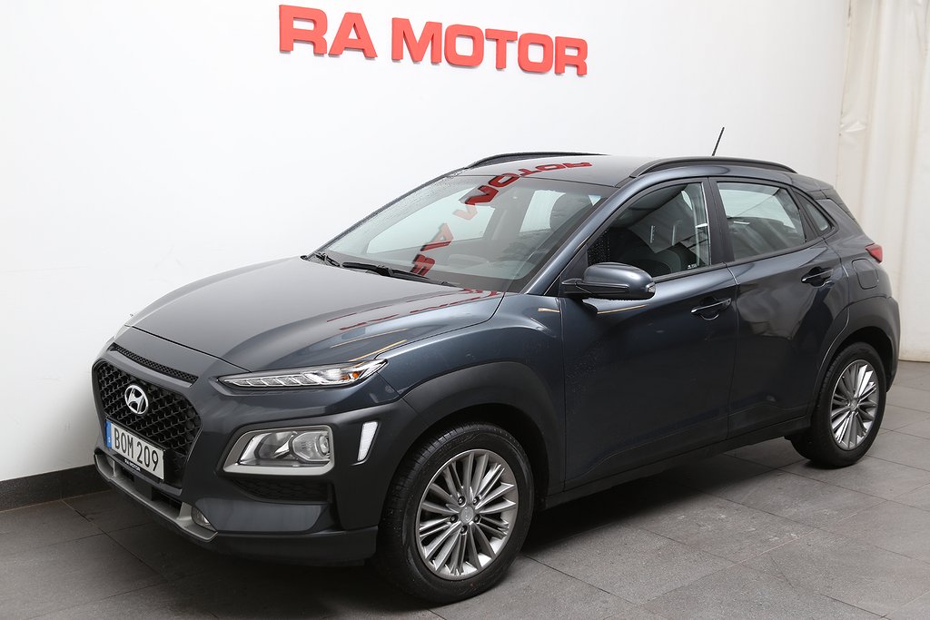 Hyundai Kona 1,0 T-GDI blue 120hk Trend CarPlay Kamera 2019