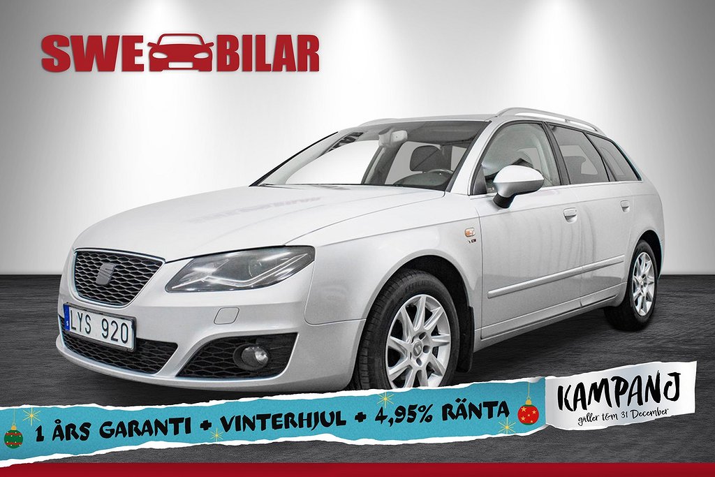 Seat Exeo ST 2.0 TDI Drag M-Värmare S/V-Hjul Nybesiktigad