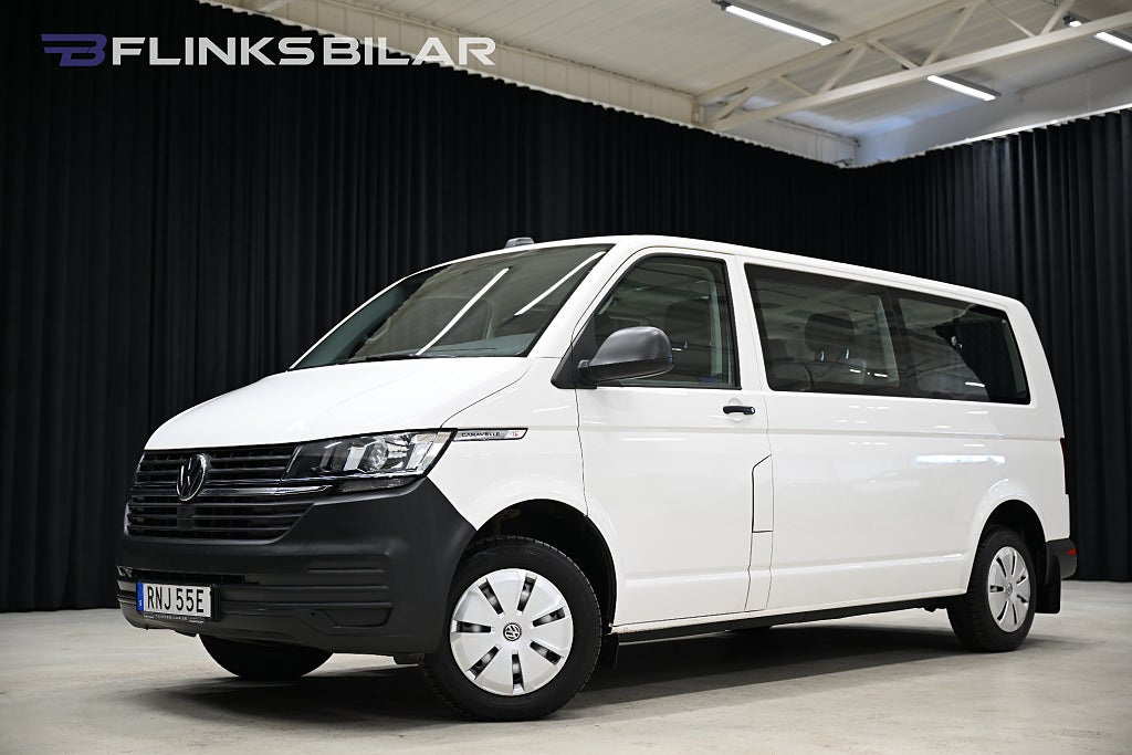 Volkswagen Caravelle DSG 150HK L2 9-Sits|Drag|Värmare|GPS|Backkamera|Lågmil
