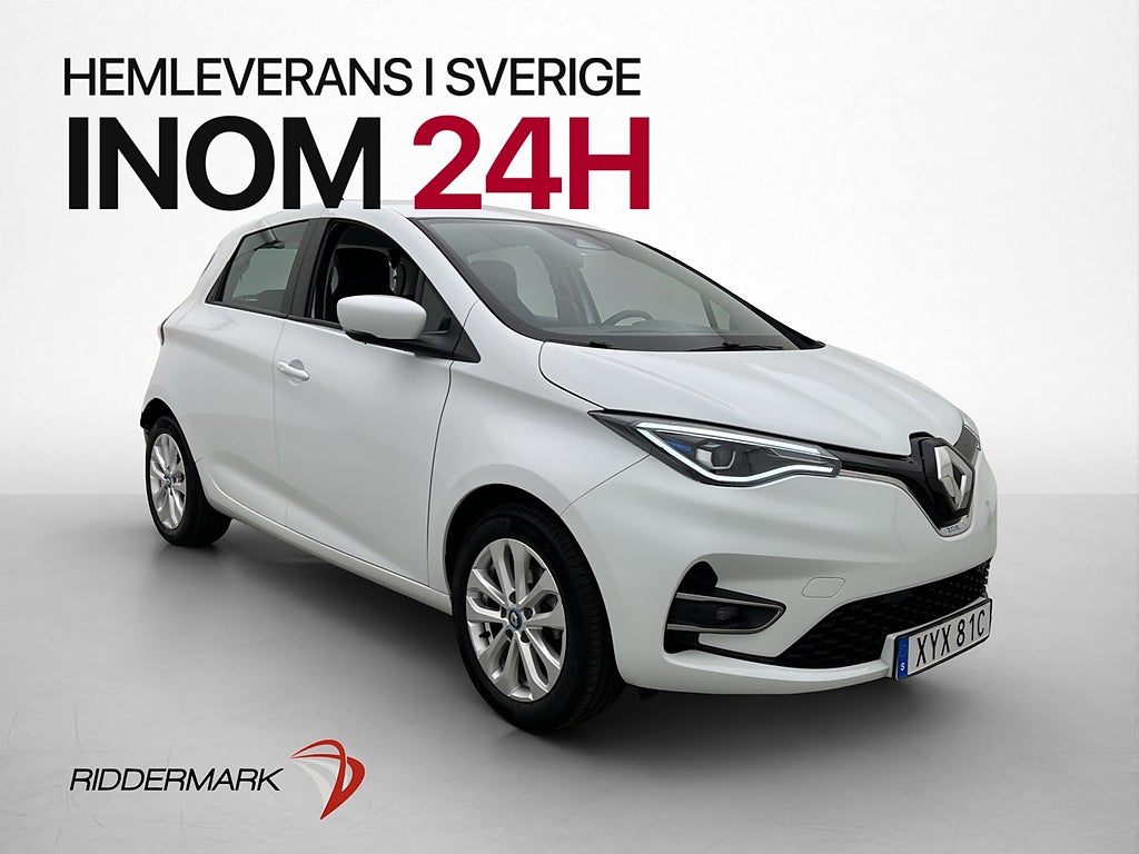 Renault Zoe R110 52 kWh Friköpt-Batteri Kamera Halvskinn