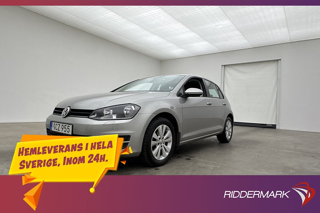 Volkswagen Golf 1.2 TSI 105hk M&K-Värmare Adp-Farthållare BT