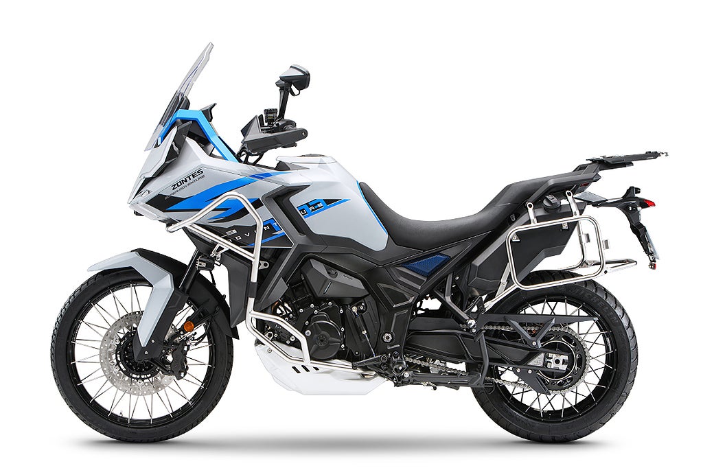 Zontes 703F Adventure Grå/Blå 21/18  ,5 års garanti