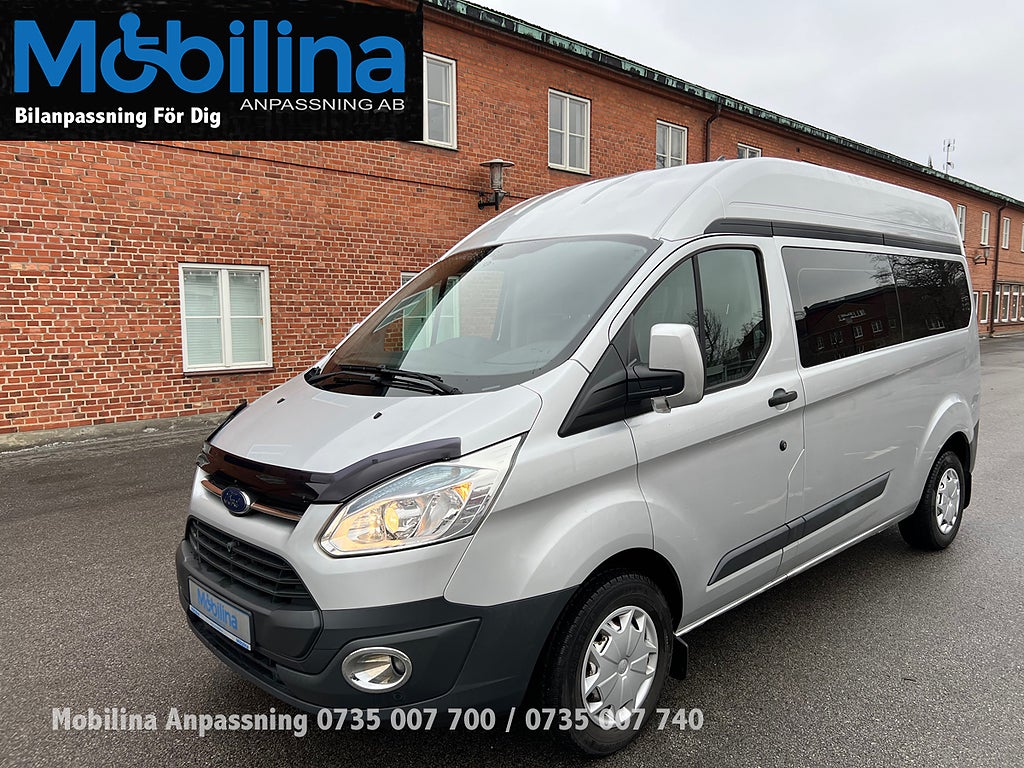 Ford Transit Custom Handikappanpassad Rullstolsbil 