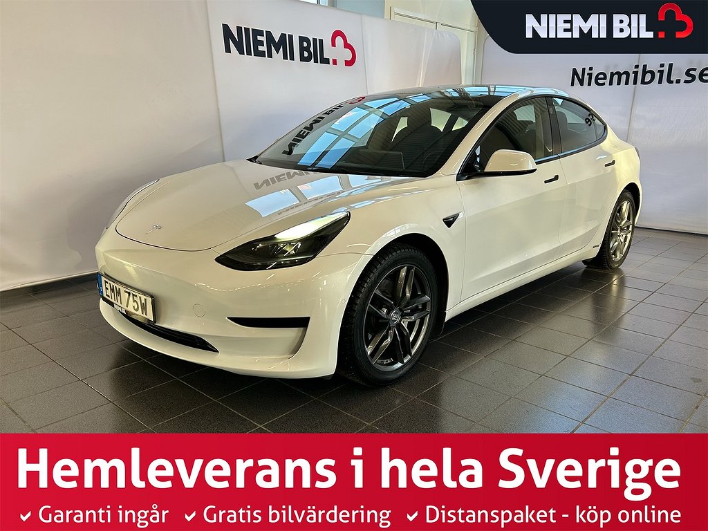 Tesla Model 3 Standard Range Plus VärmeP/Autopilot/Vinterhjul