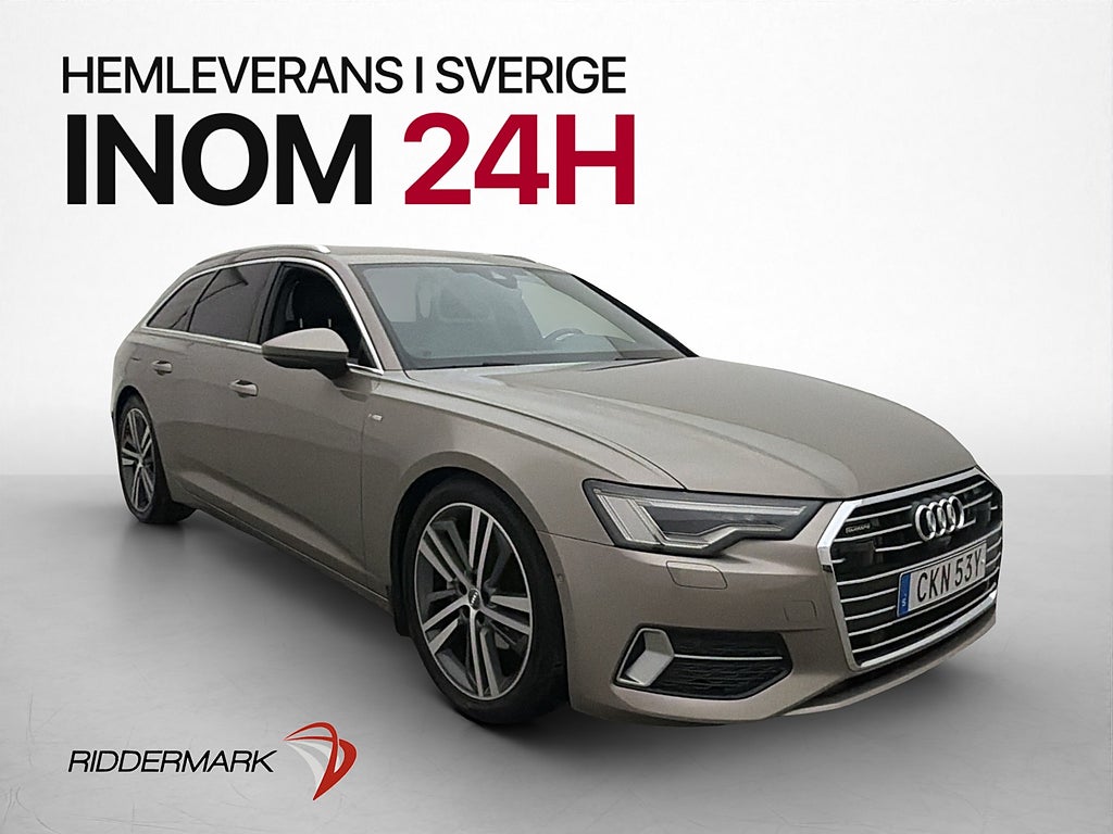 Audi A6 Avant 40 TDI Q S-Line Drag Värmare Cockpit 360° Navi