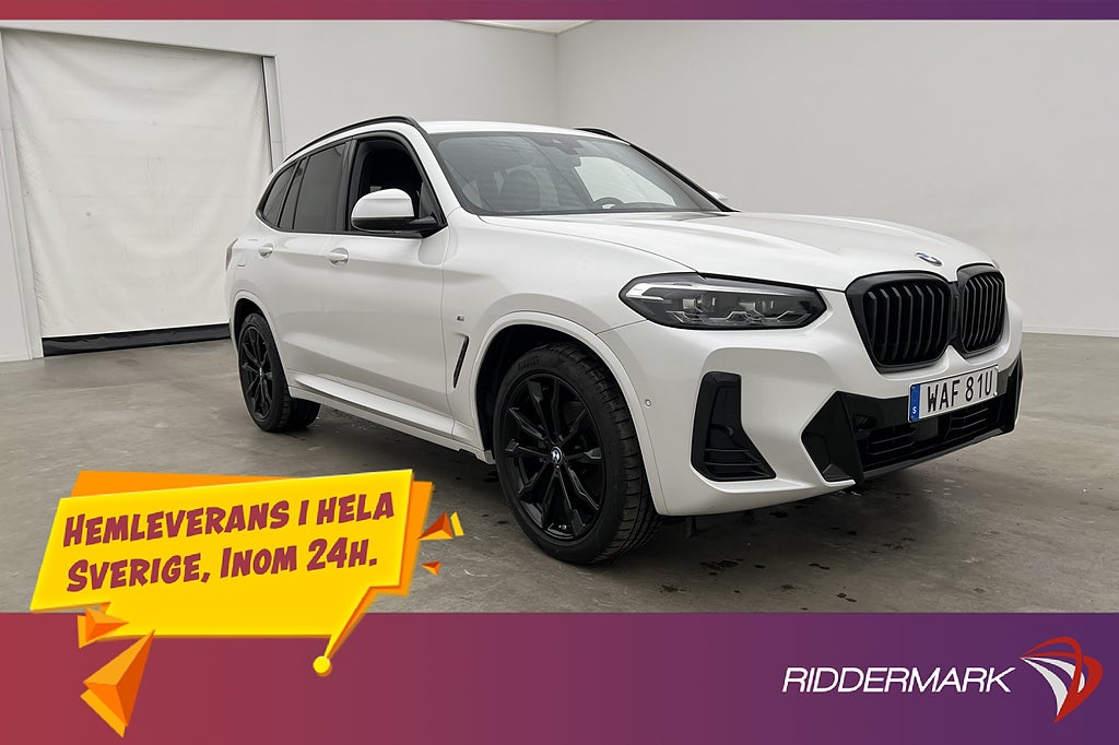 BMW X3 20 d xDrive M Sport Cockpit Värmare H/K Skinn Drag