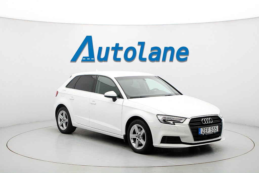 Audi A3 Sportback 1.5 TFSI Proline, Dragkrok, Carplay 150hk