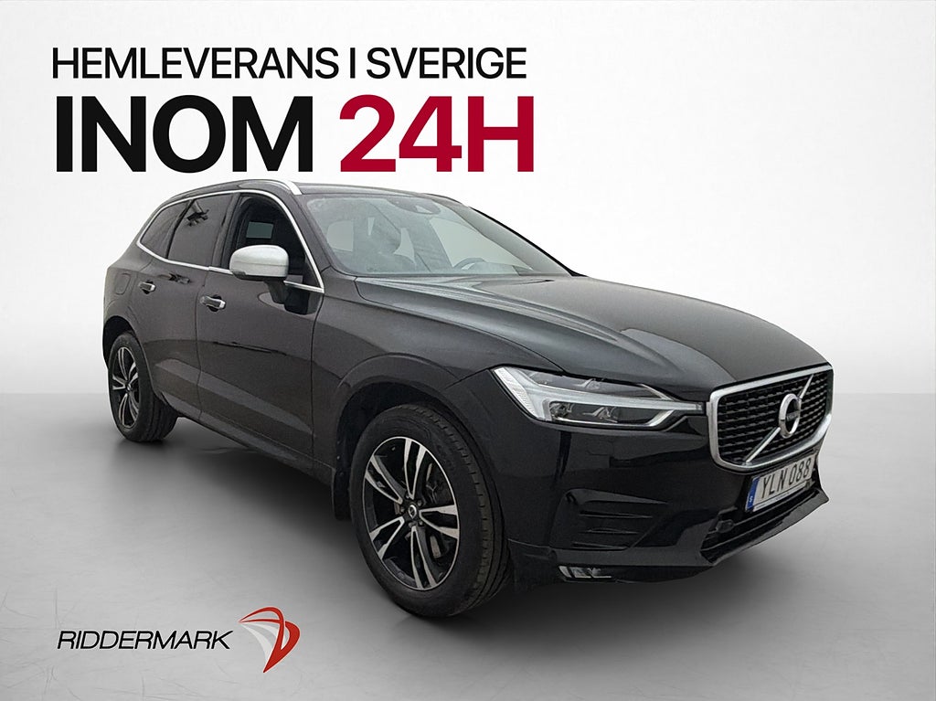 Volvo XC60 D4 AWD R-Design Dragkrok Värmare Pano Kamera Navi